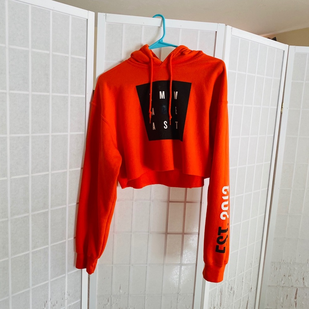 orange crop hoodie